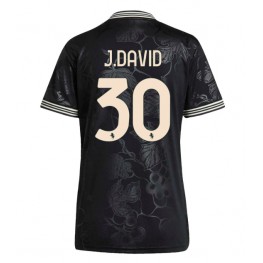 Juventus Jonathan David #30 Derde tenue Dames 2025-26 Korte Mouw